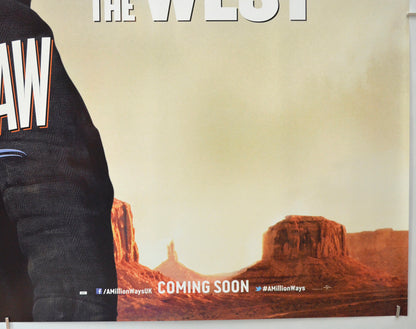 A MILLION WAYS TO DIE IN THE WEST (Bottom Right) Cinema Quad Movie Poster 