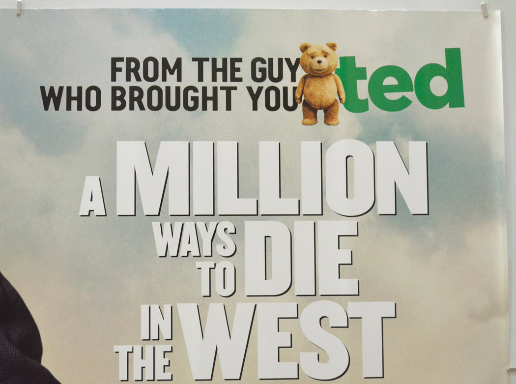 A MILLION WAYS TO DIE IN THE WEST (Top Right) Cinema Quad Movie Poster 