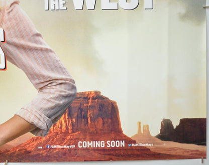 A MILLION WAYS TO DIE IN THE WEST (Bottom Right) Cinema Quad Movie Poster 