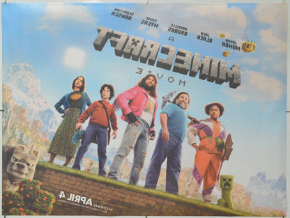A Minecraft Movie (Back) Cinema Quad Movie Poster 