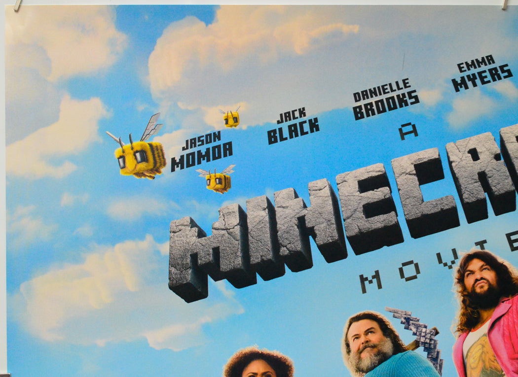 A Minecraft Movie (Top Left) Cinema Quad Movie Poster 