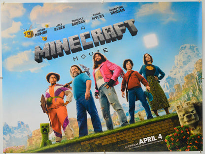 A Minecraft Movie - Original Quad Poster - Film Poster - Movie Poster