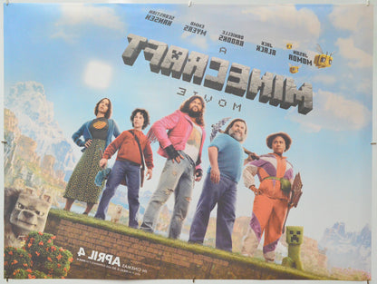 A Minecraft Movie (Back) Cinema Quad Movie Poster 