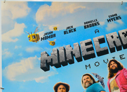 A Minecraft Movie (Top Left) Cinema Quad Movie Poster 