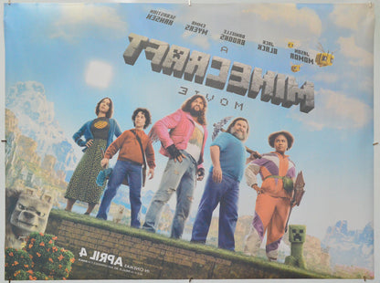 A Minecraft Movie (Back) Cinema Quad Movie Poster 