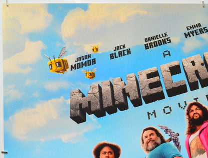 A Minecraft Movie (Top Left) Cinema Quad Movie Poster 