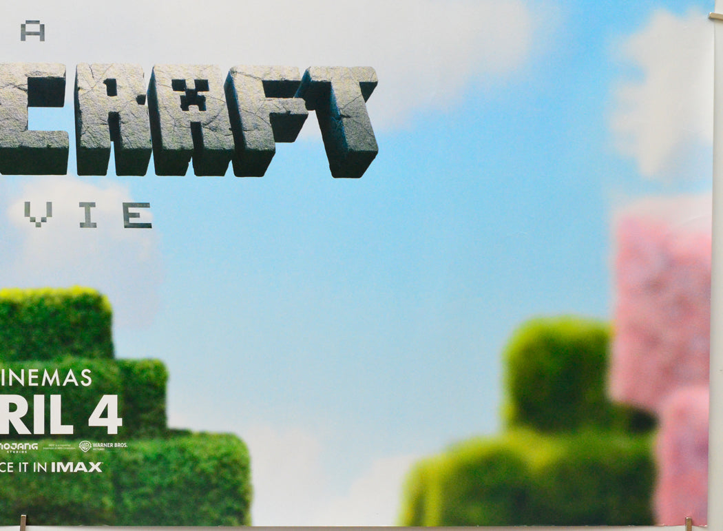 A Minecraft Movie (Bottom Right) Cinema Quad Movie Poster 