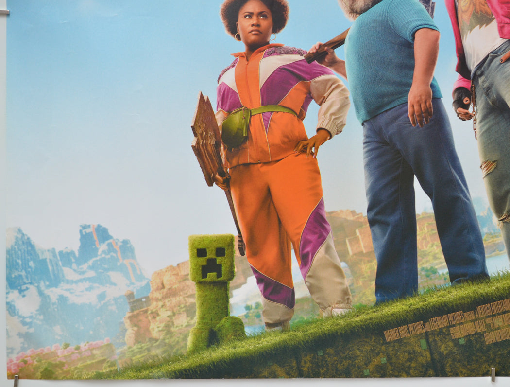 A Minecraft Movie (Bottom Left) Cinema Quad Movie Poster 
