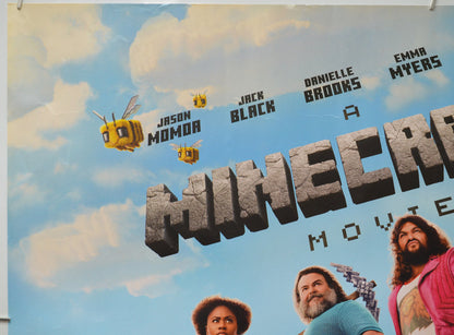 A Minecraft Movie (Top Left) Cinema Quad Movie Poster 