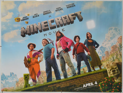 A Minecraft Movie - Original Quad Poster - Film Poster - Movie Poster
