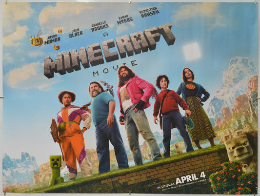 A Minecraft Movie - Original Quad Poster - Film Poster - Movie Poster