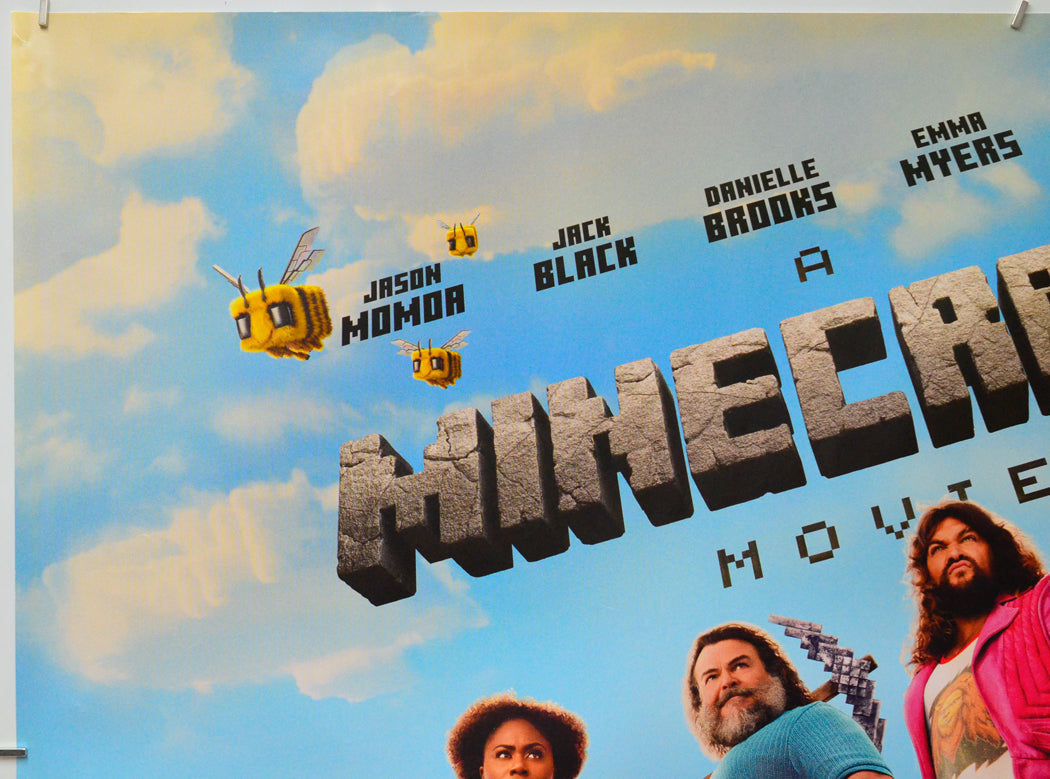 A Minecraft Movie (Top Left) Cinema Quad Movie Poster 