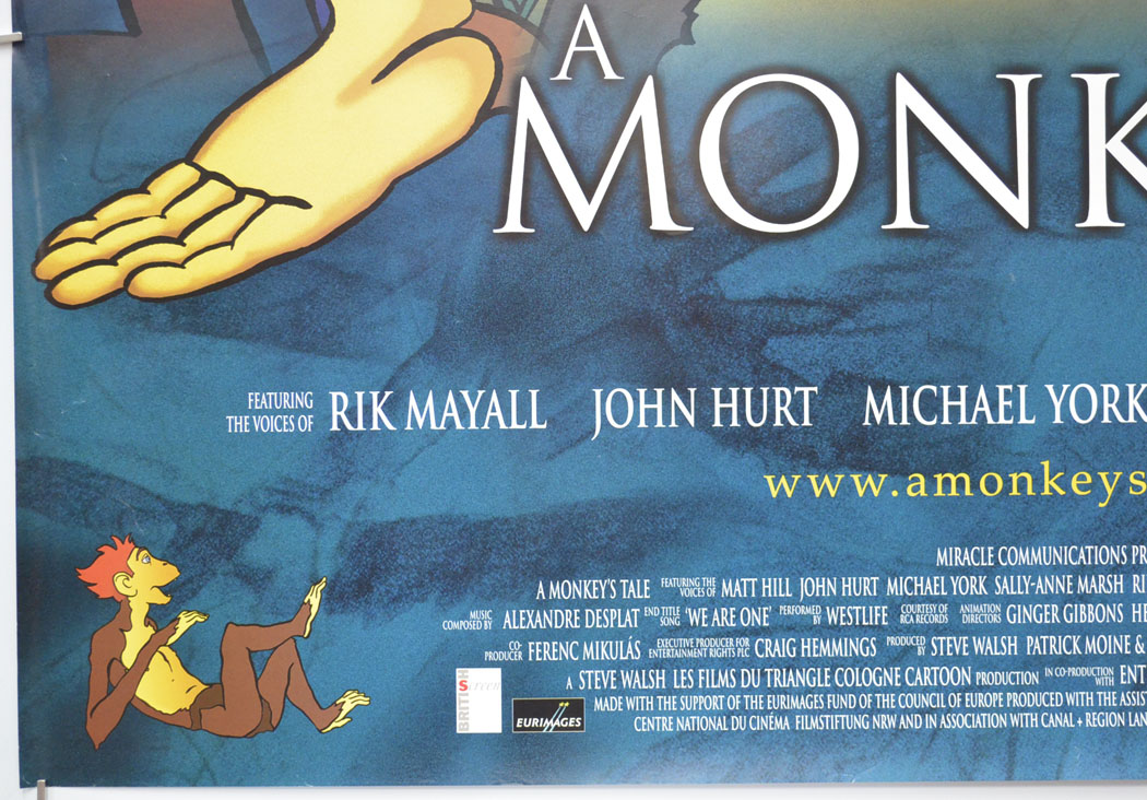 A MONKEY’S TALE (Bottom Left) Cinema Quad Movie Poster 