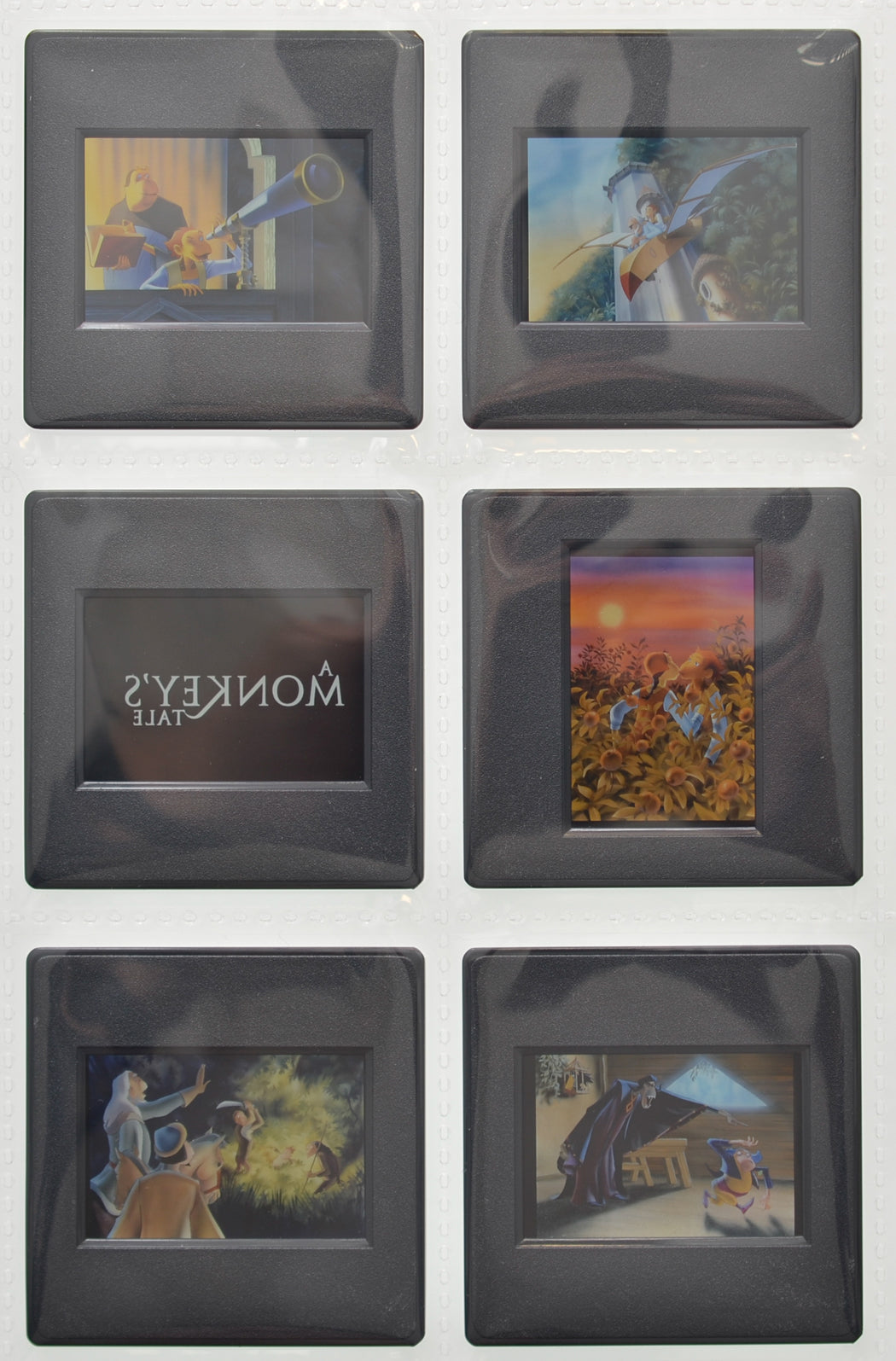 A Monkey’s Tale (Back of Slides) Original 35mm Slides - Cinema Press Slides