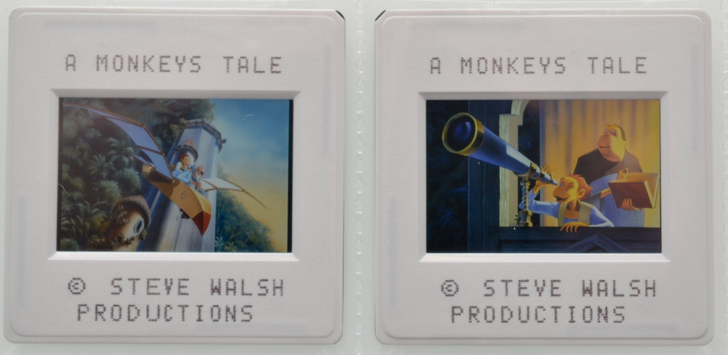 A Monkey’s Tale (Slides 1 and 2) Original 35mm Slides - Cinema Press Slides