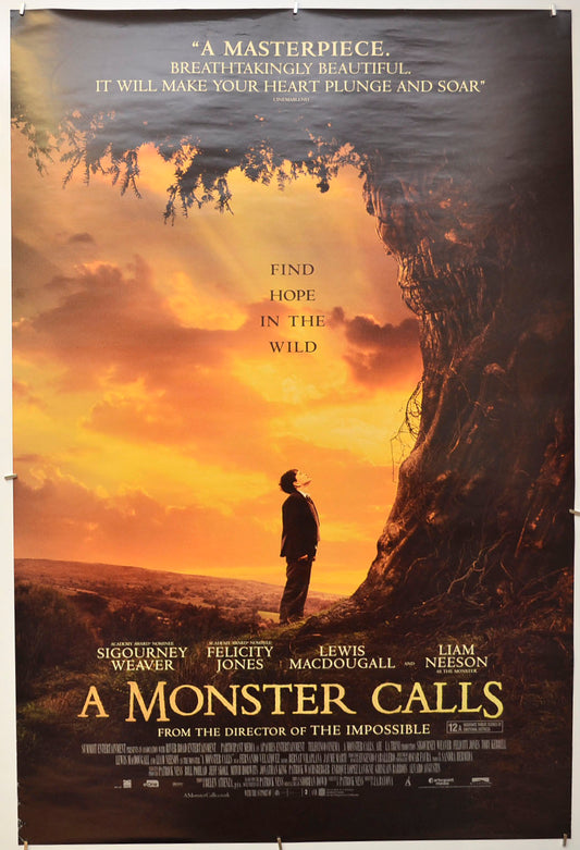 A Monster Calls Original One Sheet Poster - Film Poster - Movie Poster