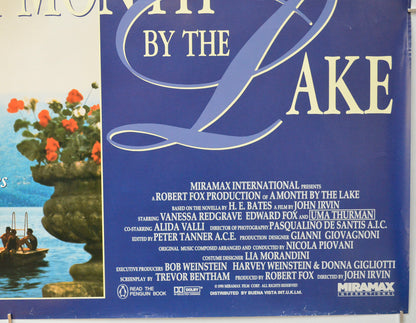 A MONTH BY THE LAKE (Bottom Right) Cinema Quad Movie Poster 