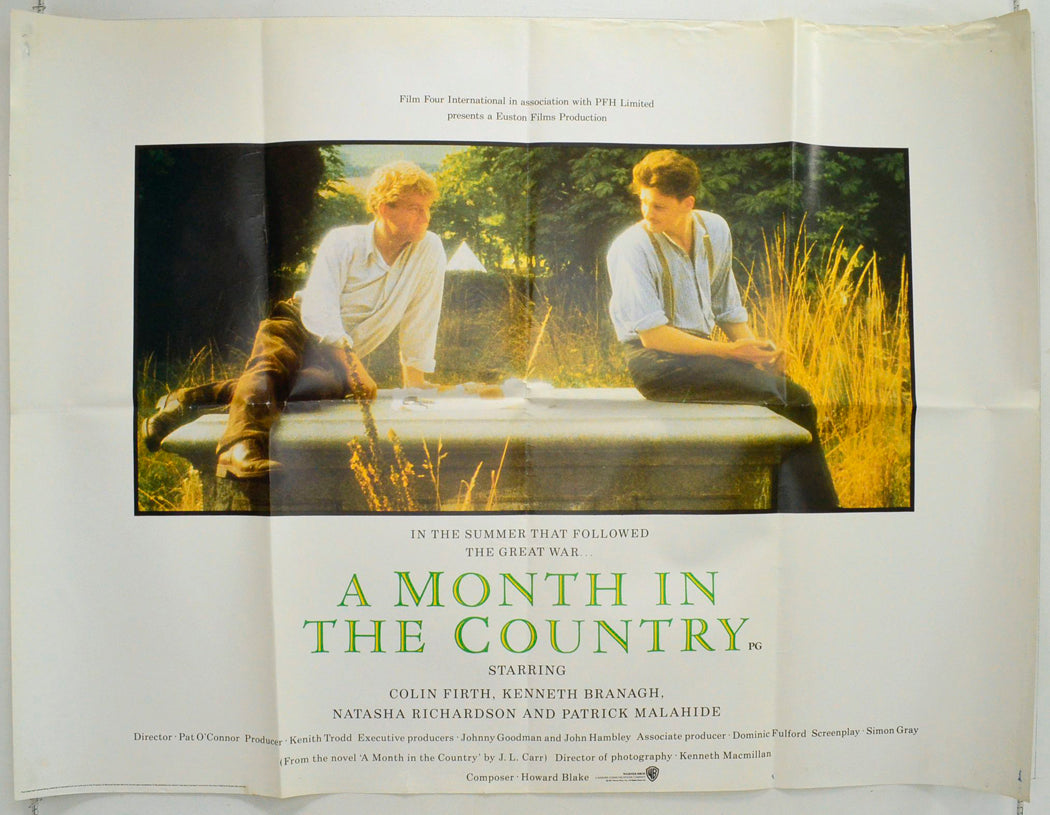 A Month In The Country Original British Quad Poster - Film Poster - Movie Poster 