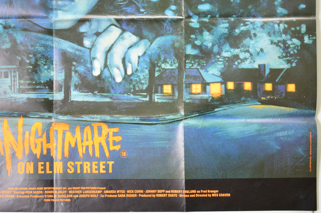 A NIGHTMARE ON ELM STREET (Bottom Right) Cinema Quad Movie Poster 