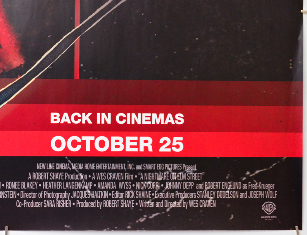 A Nightmare On Elm Street (Bottom Right) Cinema Quad Movie Poster 