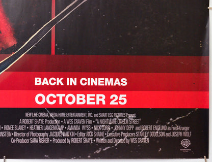 A Nightmare On Elm Street (Bottom Right) Cinema Quad Movie Poster 