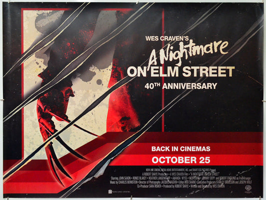 A Nightmare On Elm Street - Original Quad Poster - Film Poster - Movie Poster