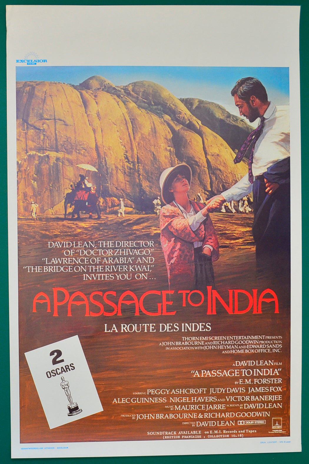 A Passage To India Original Belgian Poster - Film Poster - Movie Poster  