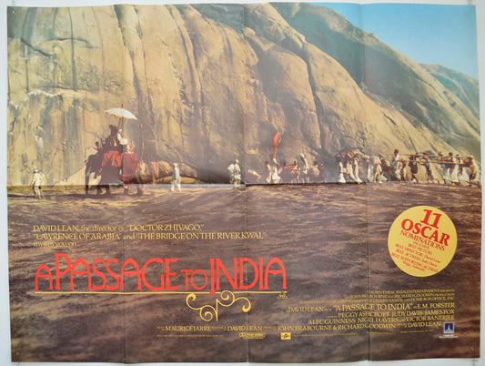 A Passage To India  Original British Quad Poster - Film Poster - Movie Poster 