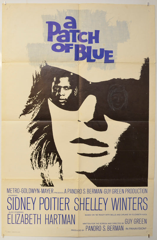 A Patch Of Blue Original One Sheet Poster - Film Poster - Movie Poster