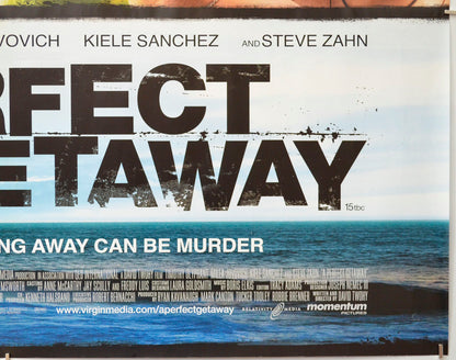 A PERFECT GETAWAY (Bottom Right) Cinema Quad Movie Poster 