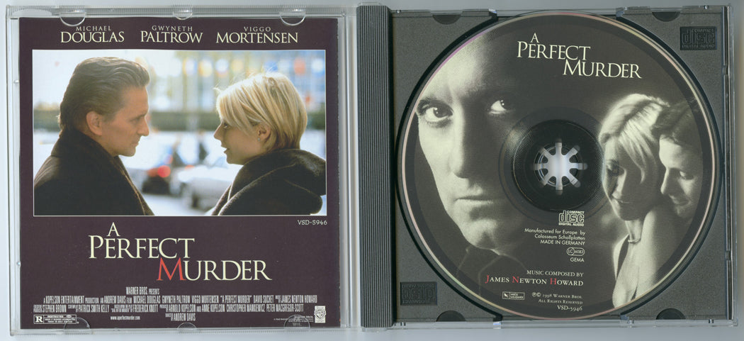 A PERFECT MURDER Original CD Soundtrack (Inside) 