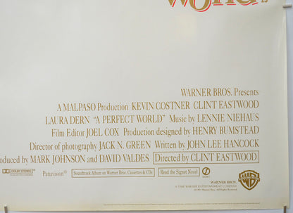 A PERFECT WORLD (Bottom Right) Cinema Quad Movie Poster 