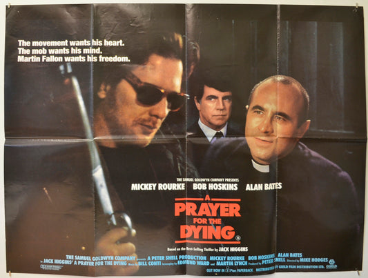 A Prayer For The Dying  Original Quad Poster - Film Poster - Movie Poster