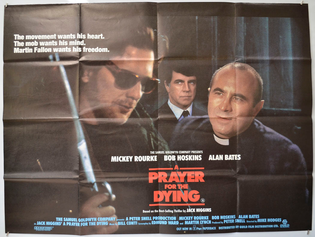 A Prayer For The Dying Original Quad Poster - Film Poster - Movie Poster