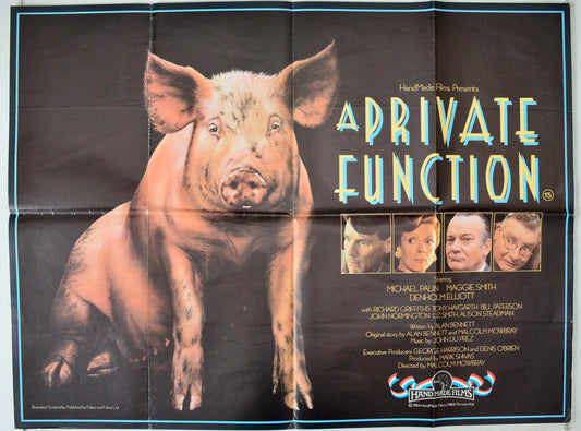 A Private Function Original British Quad Poster - Movie Poster