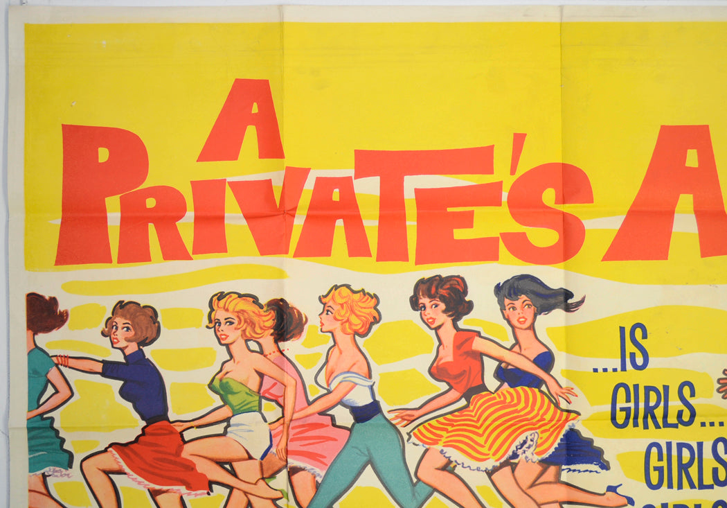 A PRIVATE’S AFFAIR (Top Left) Cinema Quad Movie Poster 