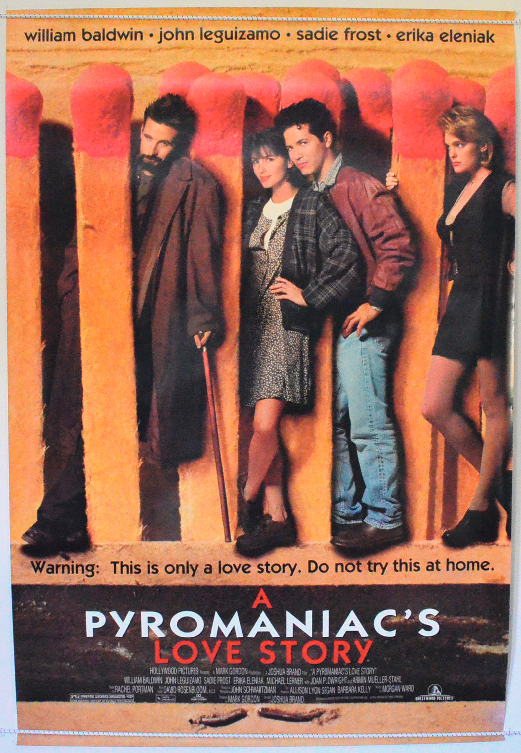 A Pyromaniac's Love Story  Original One Sheet Poster - Film Poster - Movie Poster 