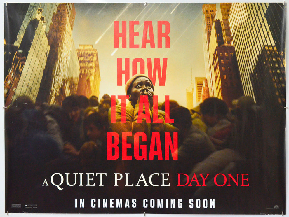 “A Quiet Place: Day One” Original Quad Poster - Film Poster - Movie Po ...