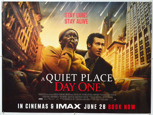 A Quiet Place: Day One - Original Quad Poster - Film Poster - Movie Poster