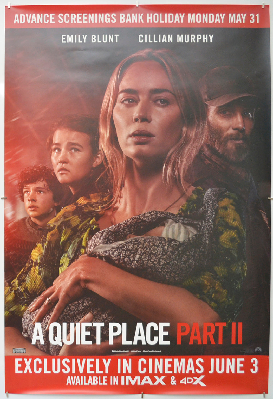 A Quiet Place Part II - Original One Sheet Poster - Film Poster - Movie Poster