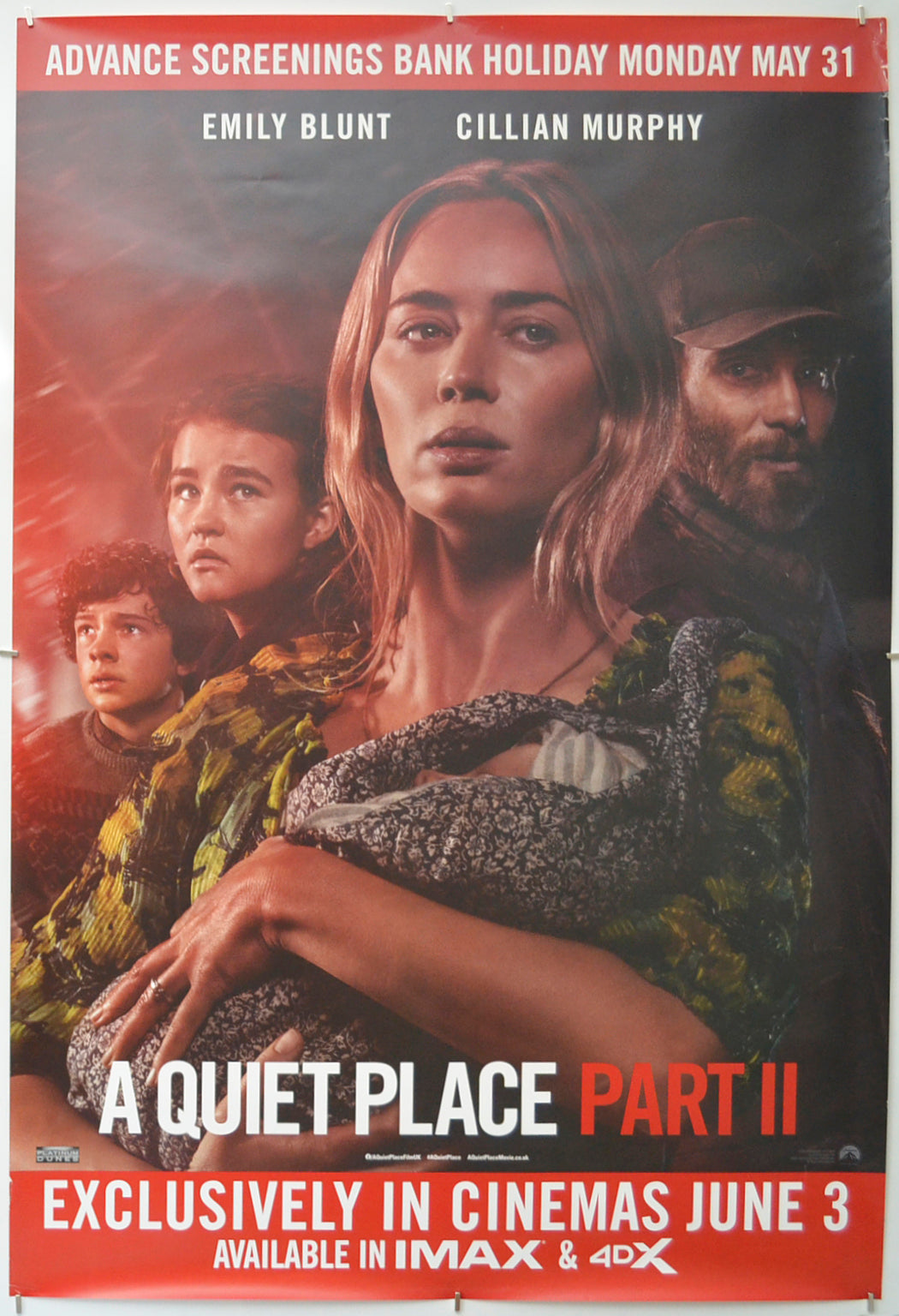 A Quiet Place Part II - Original One Sheet Poster - Film Poster - Movie Poster