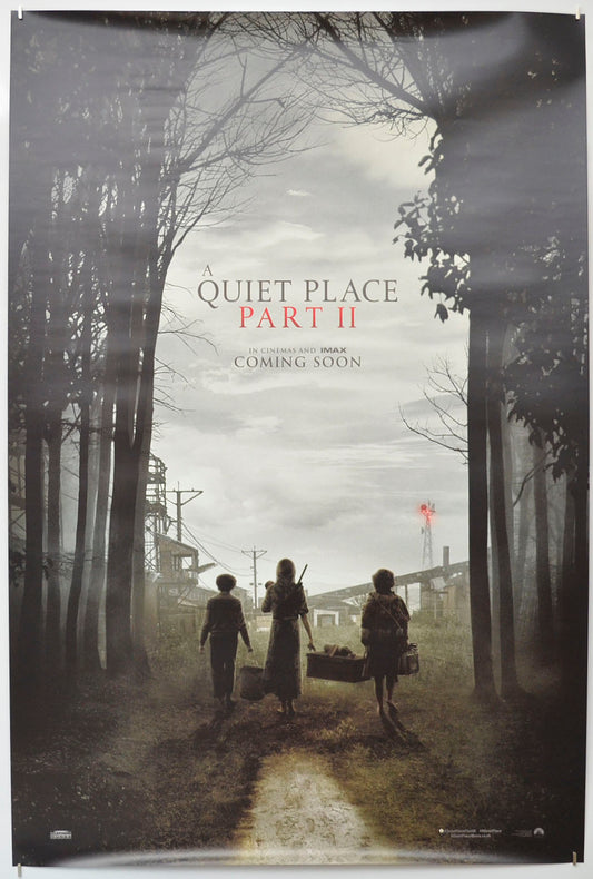 A Quiet Place Part II (Teaser / Advance Version) Original One Sheet Poster - Film Poster - Movie Poster