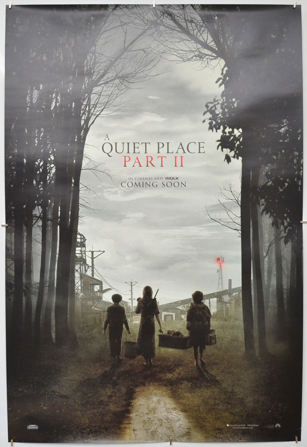 A Quiet Place Part II (Teaser / Advance Version) Original One Sheet Poster - Film Poster - Movie Poster