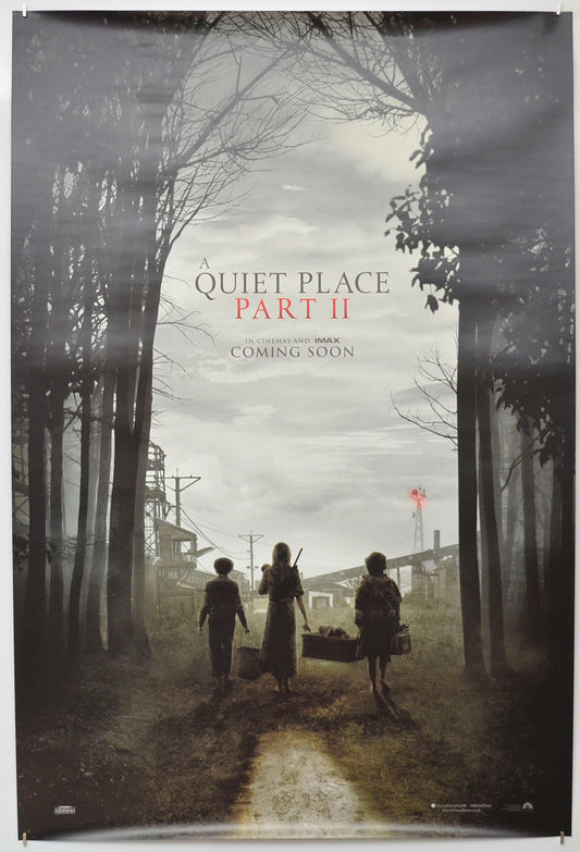 A Quiet Place Part II (Teaser / Advance Version) Original One Sheet Poster - Film Poster - Movie Poster