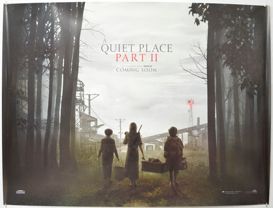 A Quiet Place Part II (Teaser / Advance Version) Original Quad Poster - Film Poster - Movie Poster