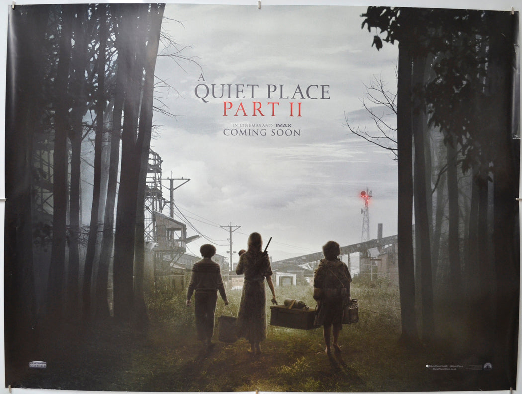 A Quiet Place Part II (Teaser / Advance Version) - Original Quad Poster - Film Poster - Movie Poster