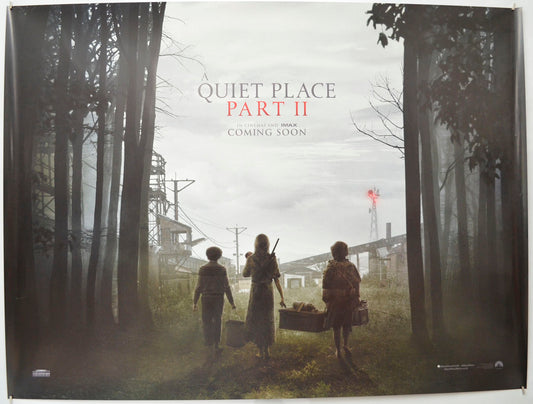 A Quiet Place Part II (Teaser / Advance Version) Original Quad Poster - Film Poster - Movie Poster