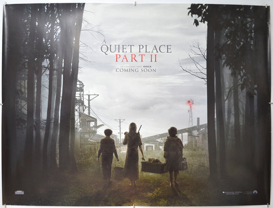 A Quiet Place Part II (Teaser / Advance Version) - Original Quad Poster - Film Poster - Movie Poster