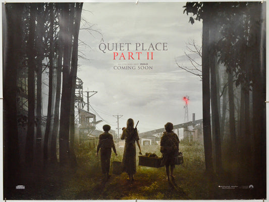 A Quiet Place Part II - Original Quad Poster - Film Poster - Movie Poster