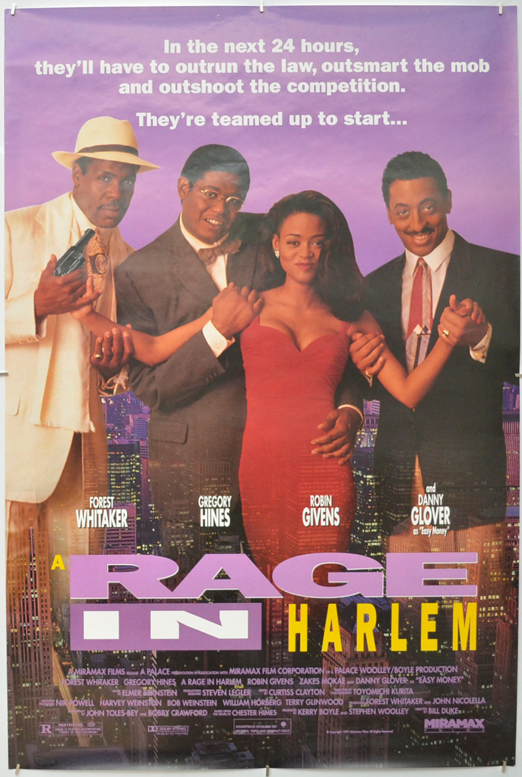 A Rage In Harlem Original One Sheet Poster - Film Poster - Movie Poster